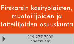 Fiskarsin käsityöläisten, muotoilijoiden ja taiteilijoiden osuuskunta logo